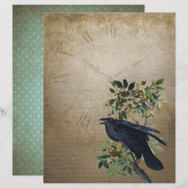 Artesanato vitoriano Vintage Raven - Reino Gótico
