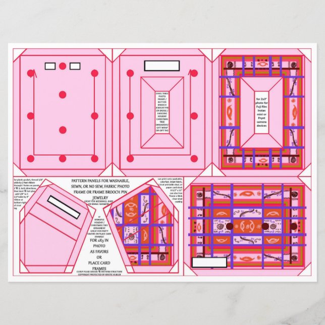 Artesanatos de fotos 2x3" do Pino do Quadro de Ene (Frente)