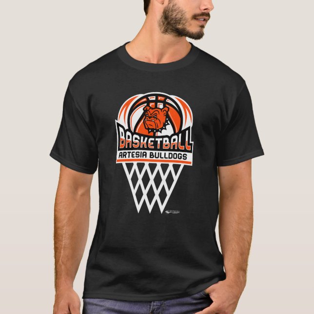 Artesia Bulldog Camisa De Basquete (Frente)