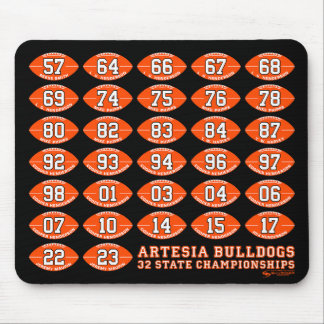 Artesia Bulldog Futebol State Champs Mousepad