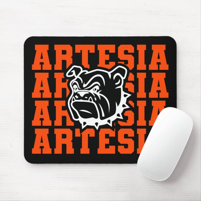 Artesia Bulldog Tradition Mouse Pad (Com mouse)