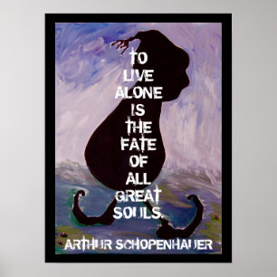 Arthhur Schopenhauer - citações - poster
