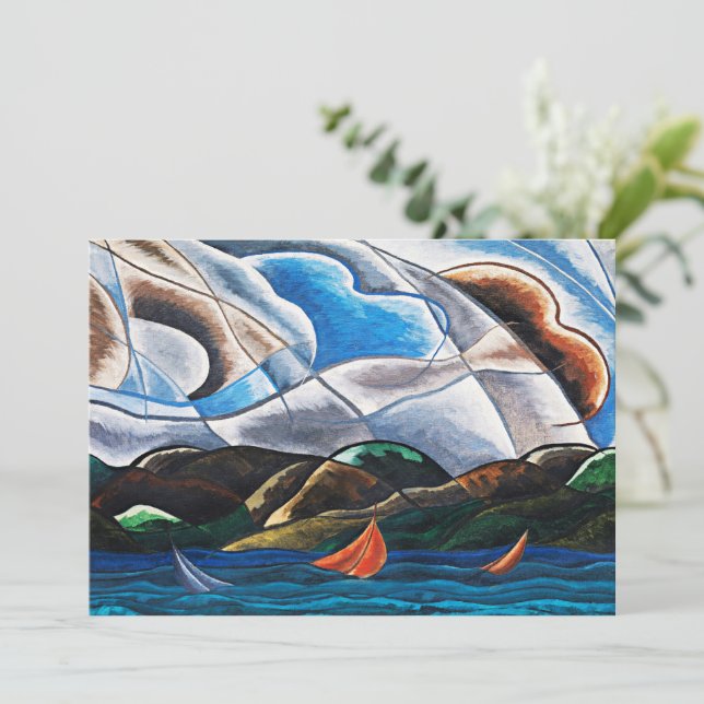 Arthur Dove, Nuvens e Água (Em pé/Frente)