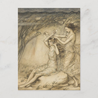 Arthur Rackham - Sabrina Fair Cartão Postal