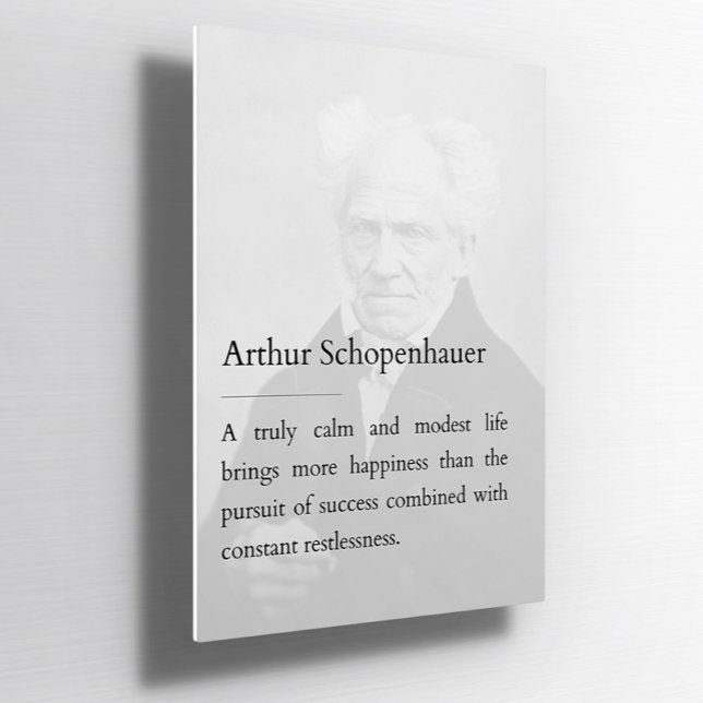 Arthur Schopenhauer Poster de citas inspiradoras (Criador carregado)