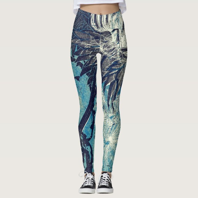Artichoke Retro Pintura Leggings por Reijer Stolk (Frente)