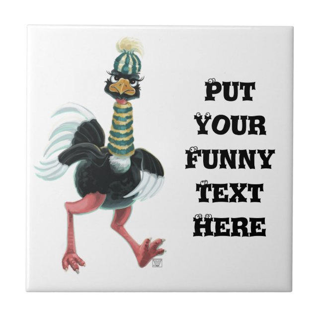 Ártico Ostrich na Corrida (Frente)