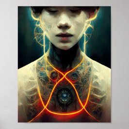 Artificial Life 5 Science Fiction Art Poster