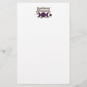 Artigos de papelaria abençoados deusa