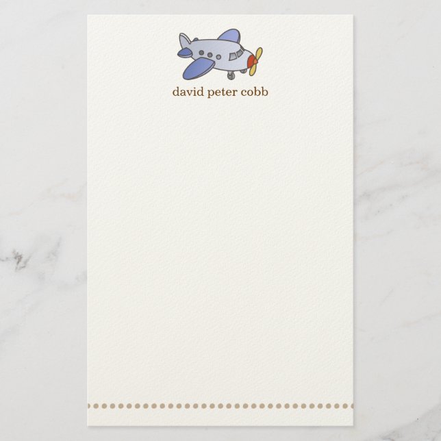 Artigos de papelaria altos de voo do avião (Frente)