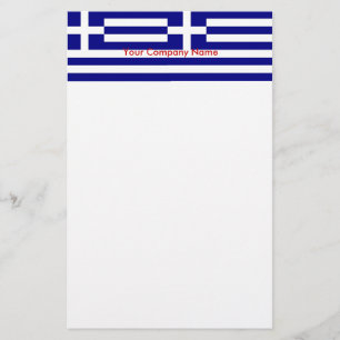 Artigos de papelaria com a bandeira da piscina