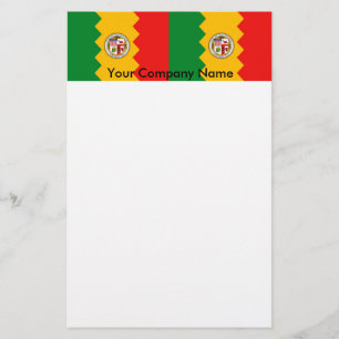 Artigos de papelaria com a bandeira de Los