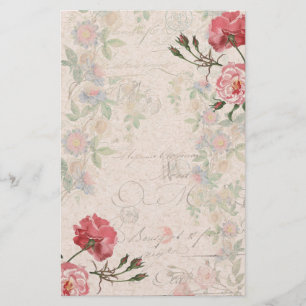 Artigos de papelaria cor-de-rosa do Passionflower