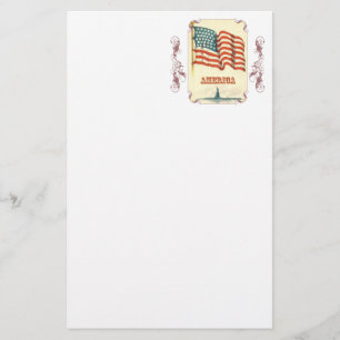 Artigos de papelaria da bandeira americana do