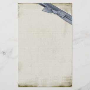 Artigos de papelaria da fita azul