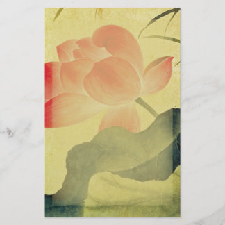 Artigos de papelaria da flor de Lotus