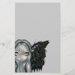 "Artigos de papelaria da mão divina"