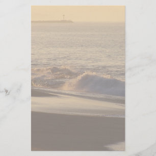 Artigos de papelaria da praia do alvorecer