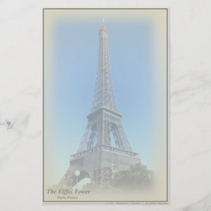 Artigos de papelaria da torre Eiffel