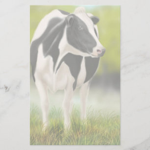 Artigos de papelaria da vaca de Holstein