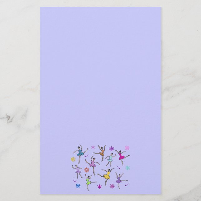 Artigos de papelaria das bailarinas da dança (Frente)