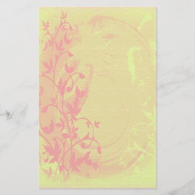 Artigos de papelaria das coisas do primavera (Frente)