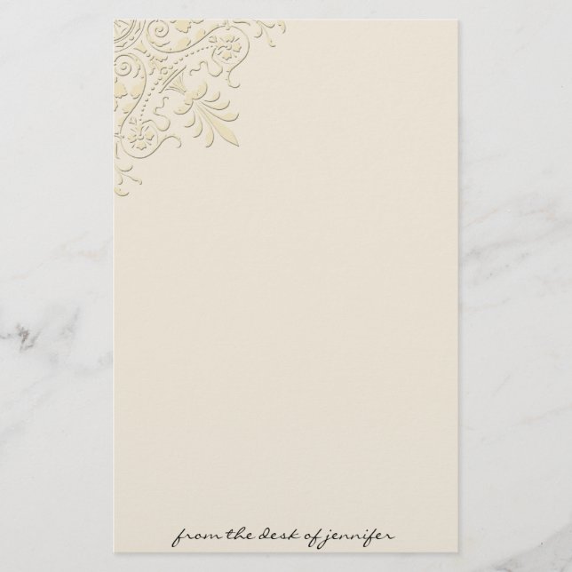 Artigos de papelaria de canto do motivo do (Frente)