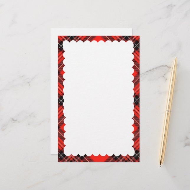 artigos de papelaria de fronteira escalados (Frente/Verso In Situ)