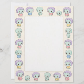 Artigos de papelaria de pacientes zumbis Kawaii 