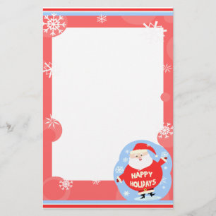 Artigos de papelaria de Papai Noel do Natal