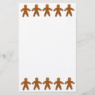 Artigos de papelaria do biscoito do homem de