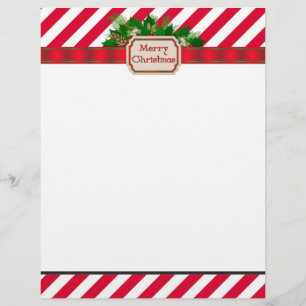 Artigos de papelaria do cabeçalho do Natal da