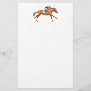 Artigos de papelaria do cavalo de raça do