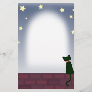 Artigos de papelaria do gato