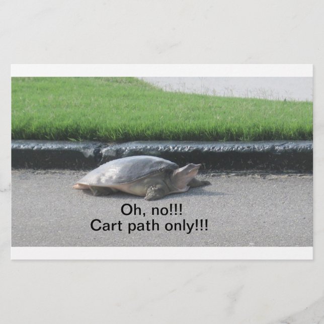 Artigos de papelaria do golfe (Frente)