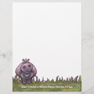 Artigos de papelaria do Hippopotamus