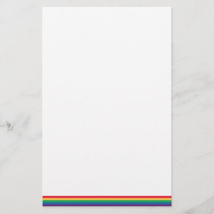 Artigos de papelaria do orgulho da bandeira do