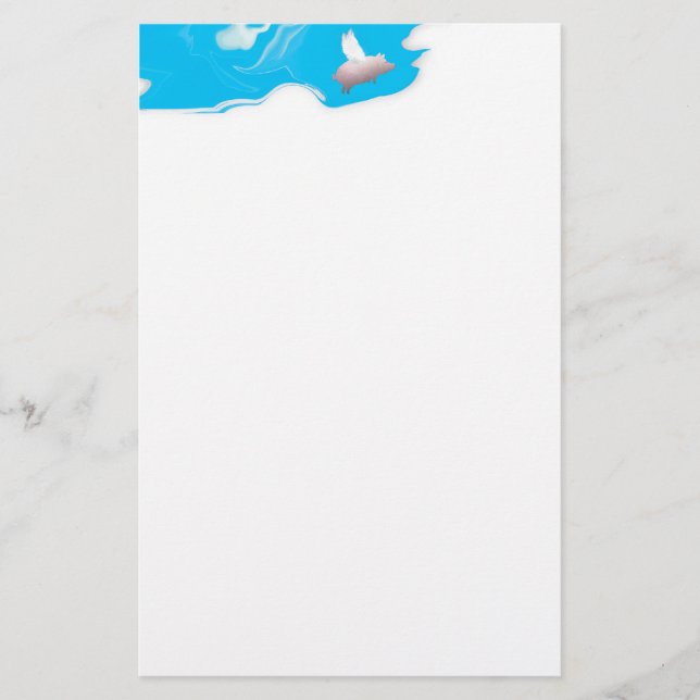 artigos de papelaria do porco do vôo (Frente)