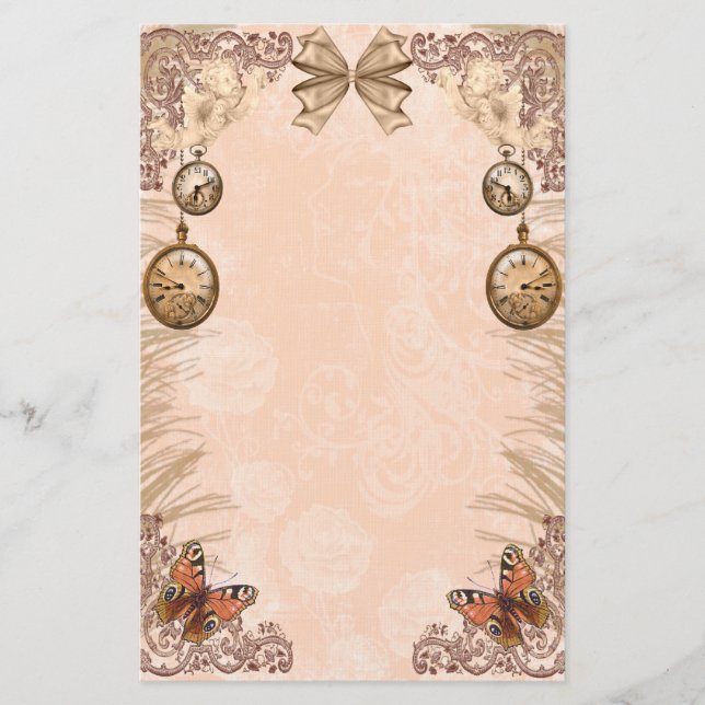 Artigos de papelaria do tesouro do Victorian (Frente)