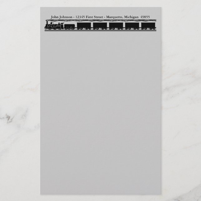 Artigos de papelaria do vagão coberto do motor do (Frente)