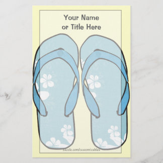 Artigos de papelaria dos flip-flops
