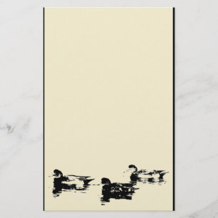 Artigos de papelaria dos patos