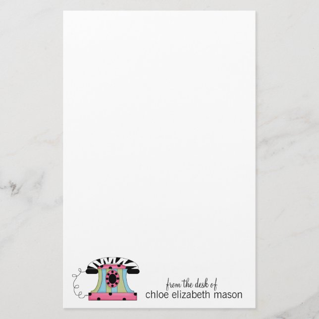 Artigos de papelaria femininos bonitos super do (Frente)