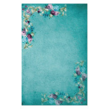 Artigos de papelaria florais do Victorian