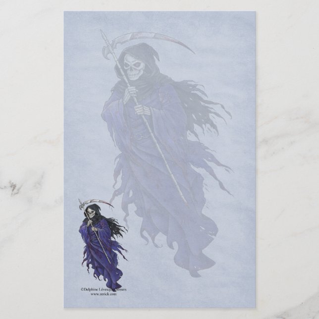 Artigos de papelaria góticos de Faucheuse do La (Frente)