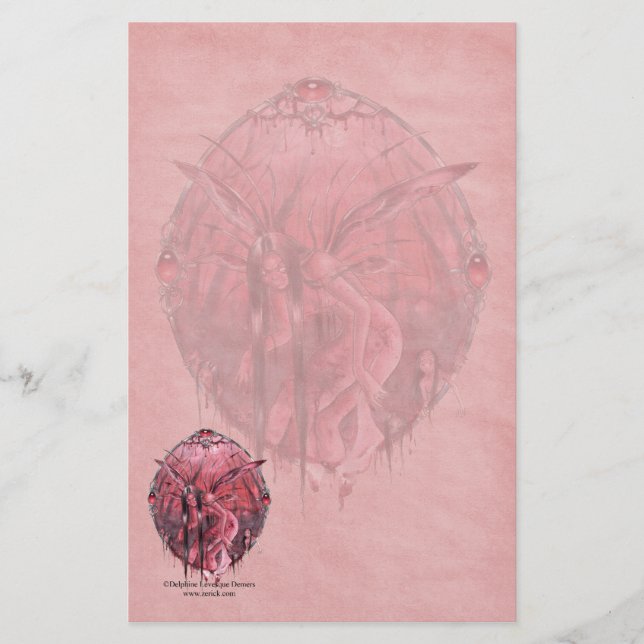 Artigos de papelaria góticos do pesadelo (Frente)