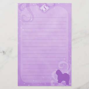 Artigos de papelaria ingleses velhos mágicos roxo