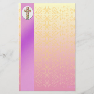 Artigos de papelaria Pastel elegantes transversais