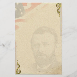 Artigos de papelaria pessoais da guerra civil de