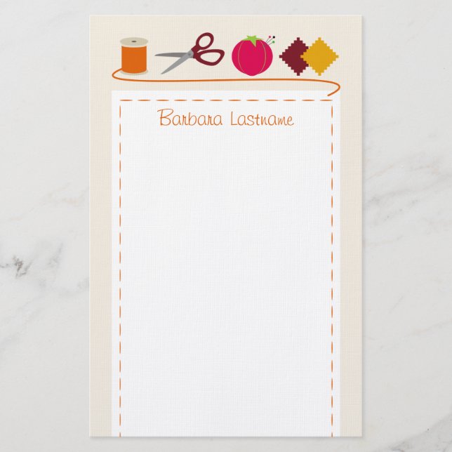 Artigos de papelaria Sewing (Frente)